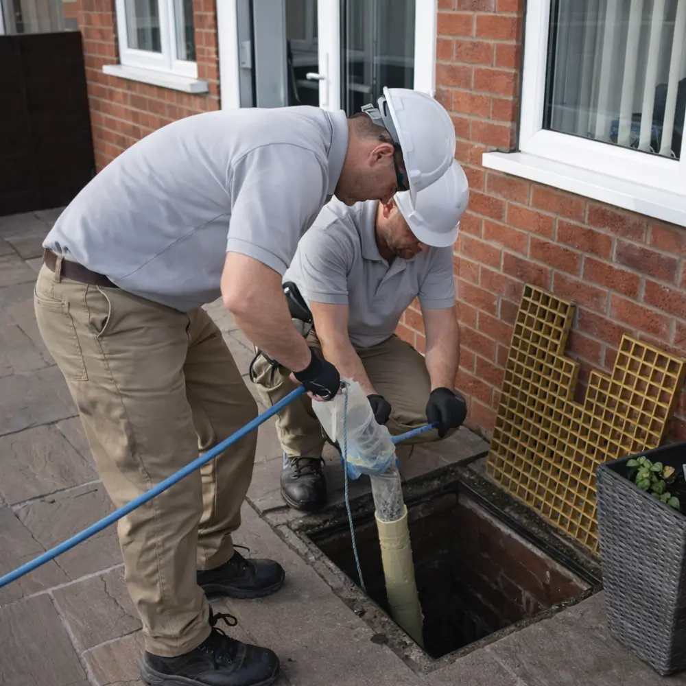 Blocked drain repair service in Essex